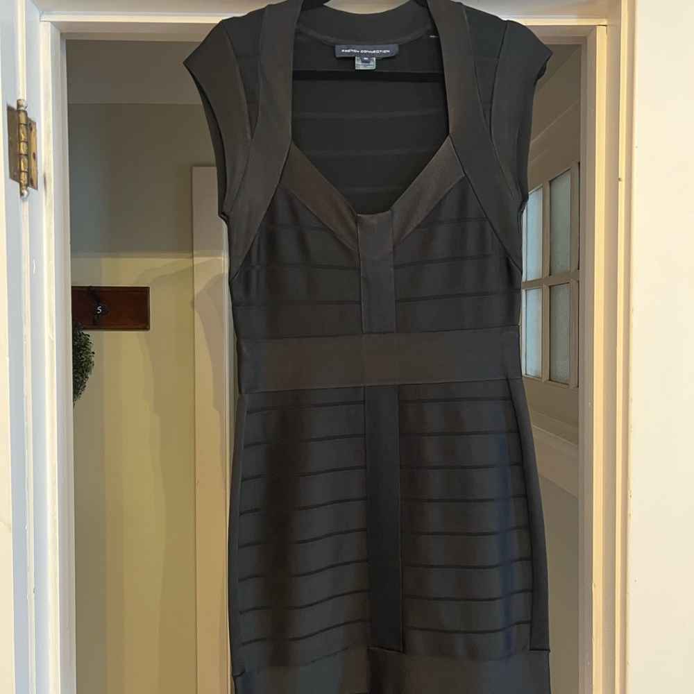 French Connection Black Mini Dress